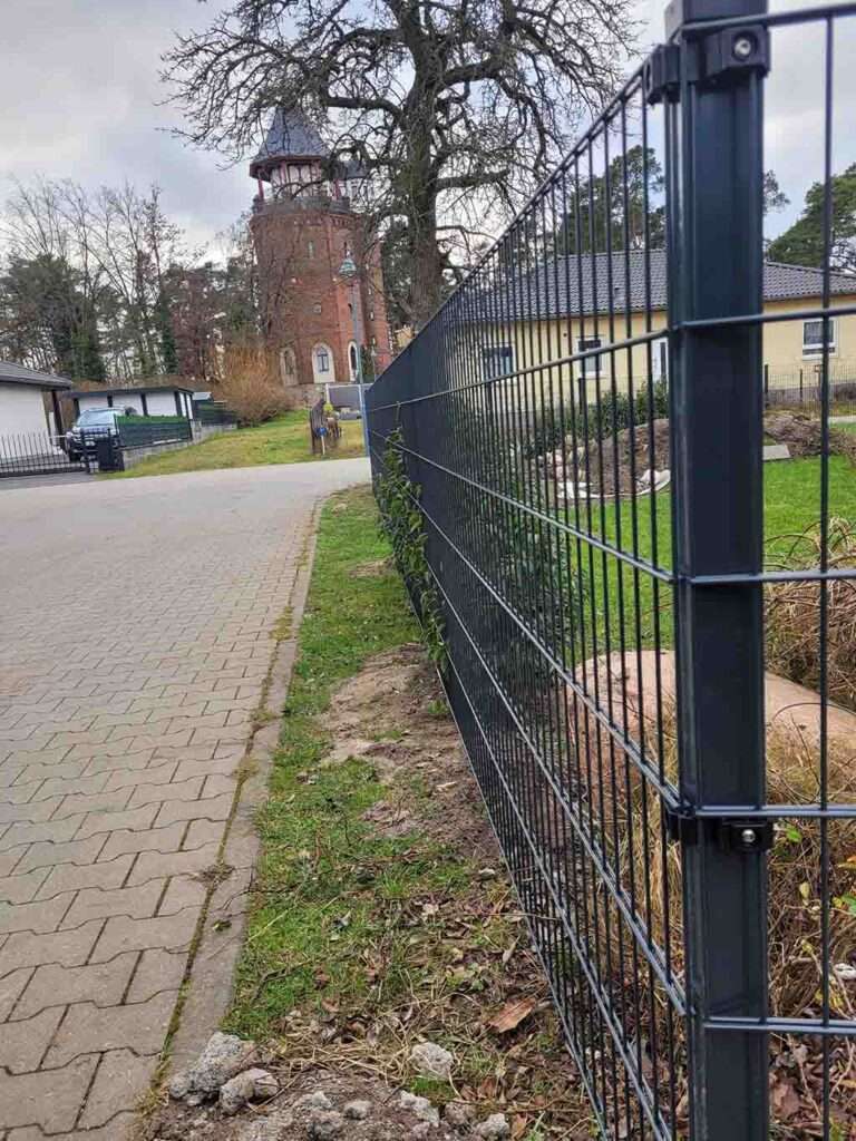 Doppelstabmatten Montage