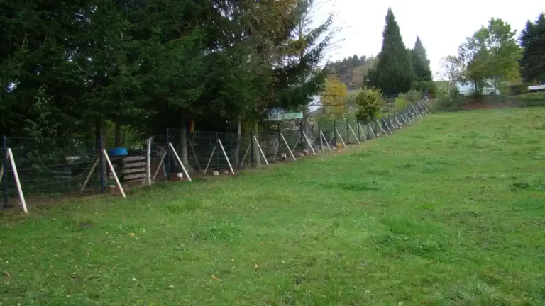 Gartenzaun aus Doppelstabmatten