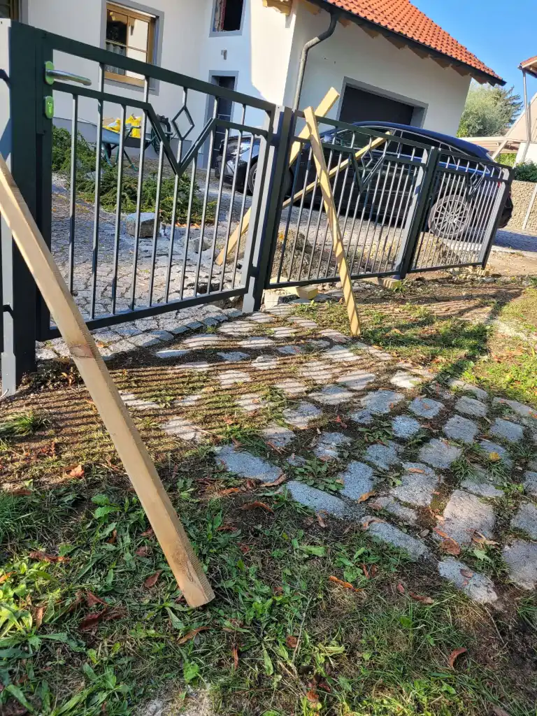 Schmuckzaun aus Metall