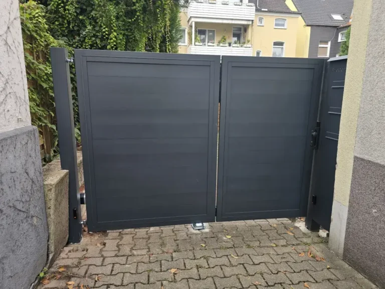 Moderne 9 Tor Stahl+Alu