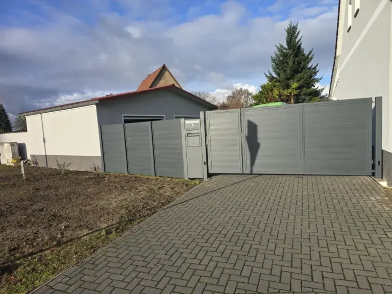 Moderne 9 Tor Stahl+Alu